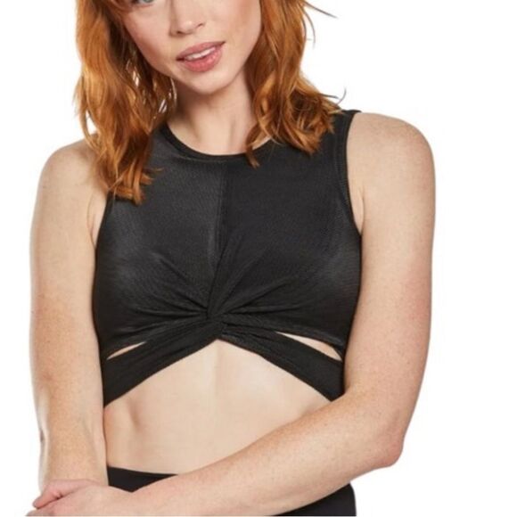 Fabletics Black Crop Top - Picture 1 of 5